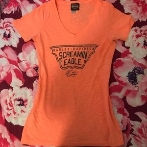 Neon Orange Screamin’ Eagle Tee